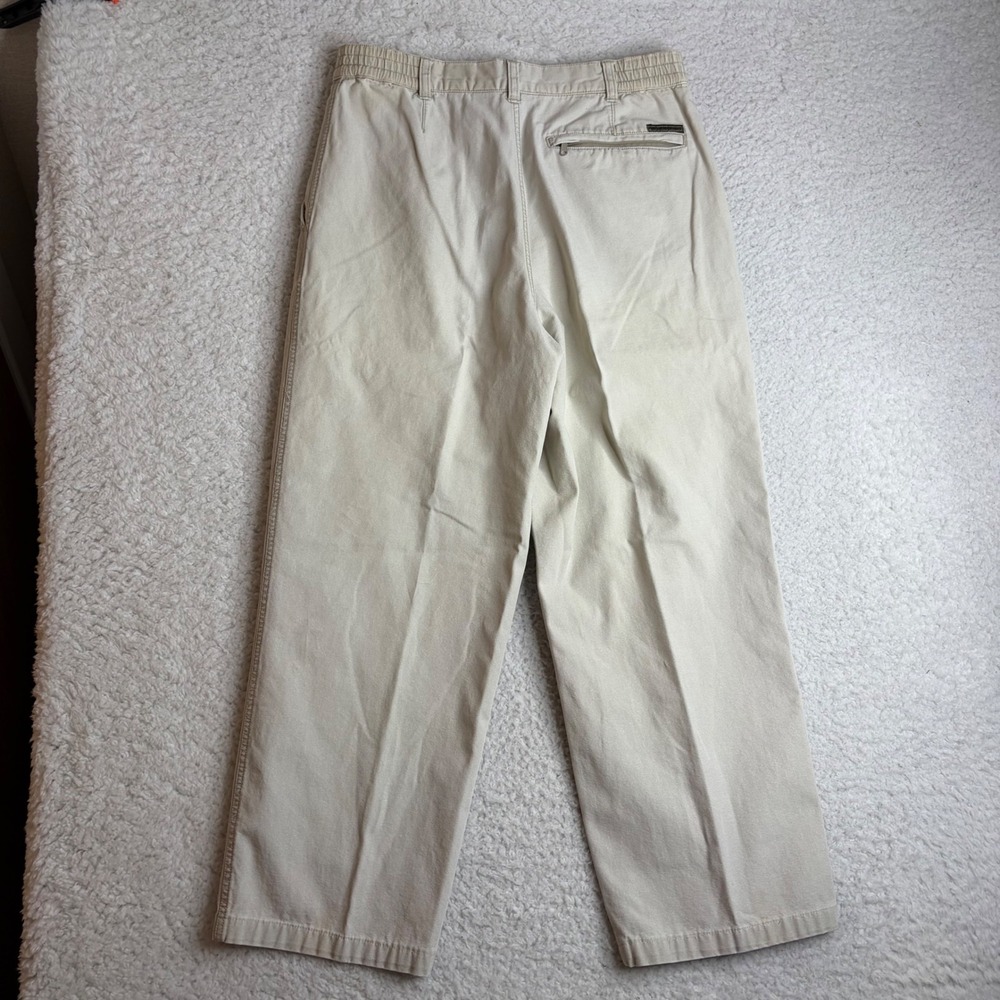 Royal Robbins Vintage Khaki Cotton Canvas Pleated Paratrooper Pants 30x27 Tan - Picture 3 of 8